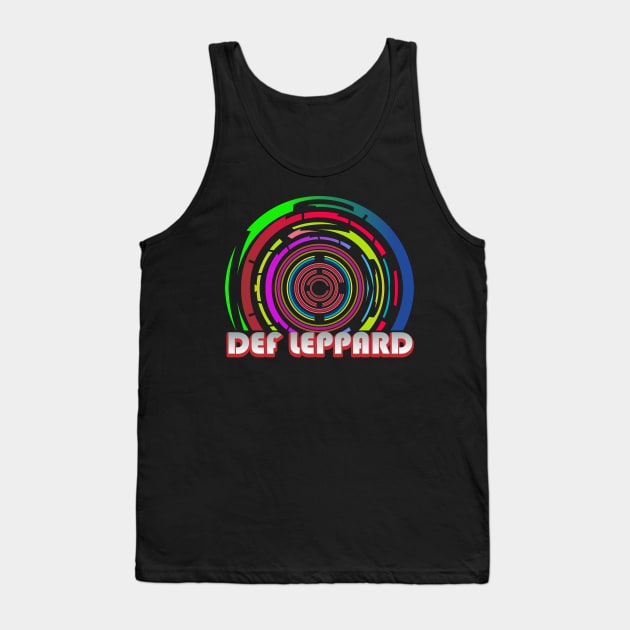 Minimalist Vinyl // Def Leppard Tank Top by CreatenewARTees